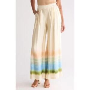 Parker The Jessie Wide Leg Pants Eggnog Size 0 1547